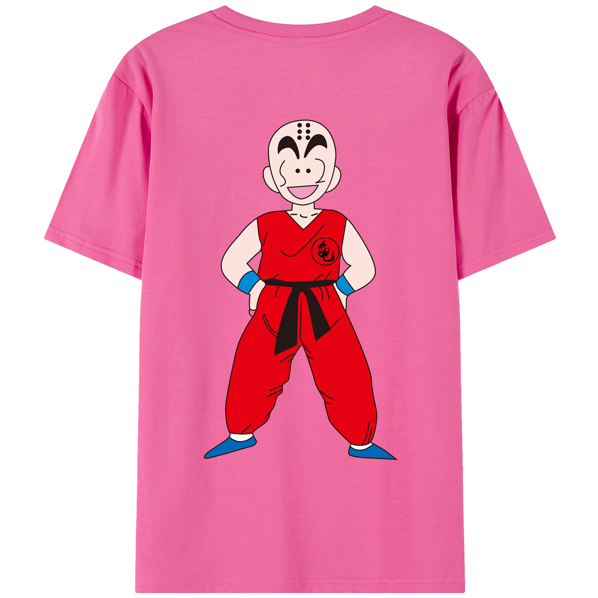 （画像用） ドラゴンボール クリリン DRAGON BALL krillin レディース半袖Tシャツ(バックプリント)